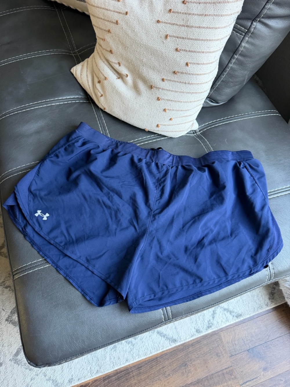 Under Armour Navy Blue Women's Athletic Shorts